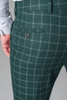 Tiavllya Tiavllya Men's Formal Suit Pants Plaid Regular Fit Trousers