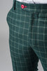 Tiavllya Tiavllya Men's Formal Suit Pants Plaid Regular Fit Trousers