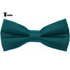 Tiavllya Tiavllya Men's Modern Fit Classic Solid Color Bow Tie