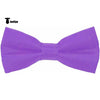 Tiavllya Tiavllya Men's Modern Fit Classic Solid Color Bow Tie