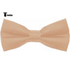 Tiavllya Tiavllya Men's Modern Fit Classic Solid Color Bow Tie