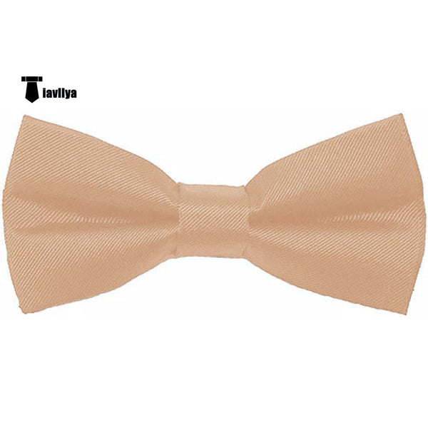 Tiavllya Tiavllya Men's Modern Fit Classic Solid Color Bow Tie