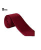 Tiavllya Tiavllya Men's Modern Fit Classic Solid Color Tie Set