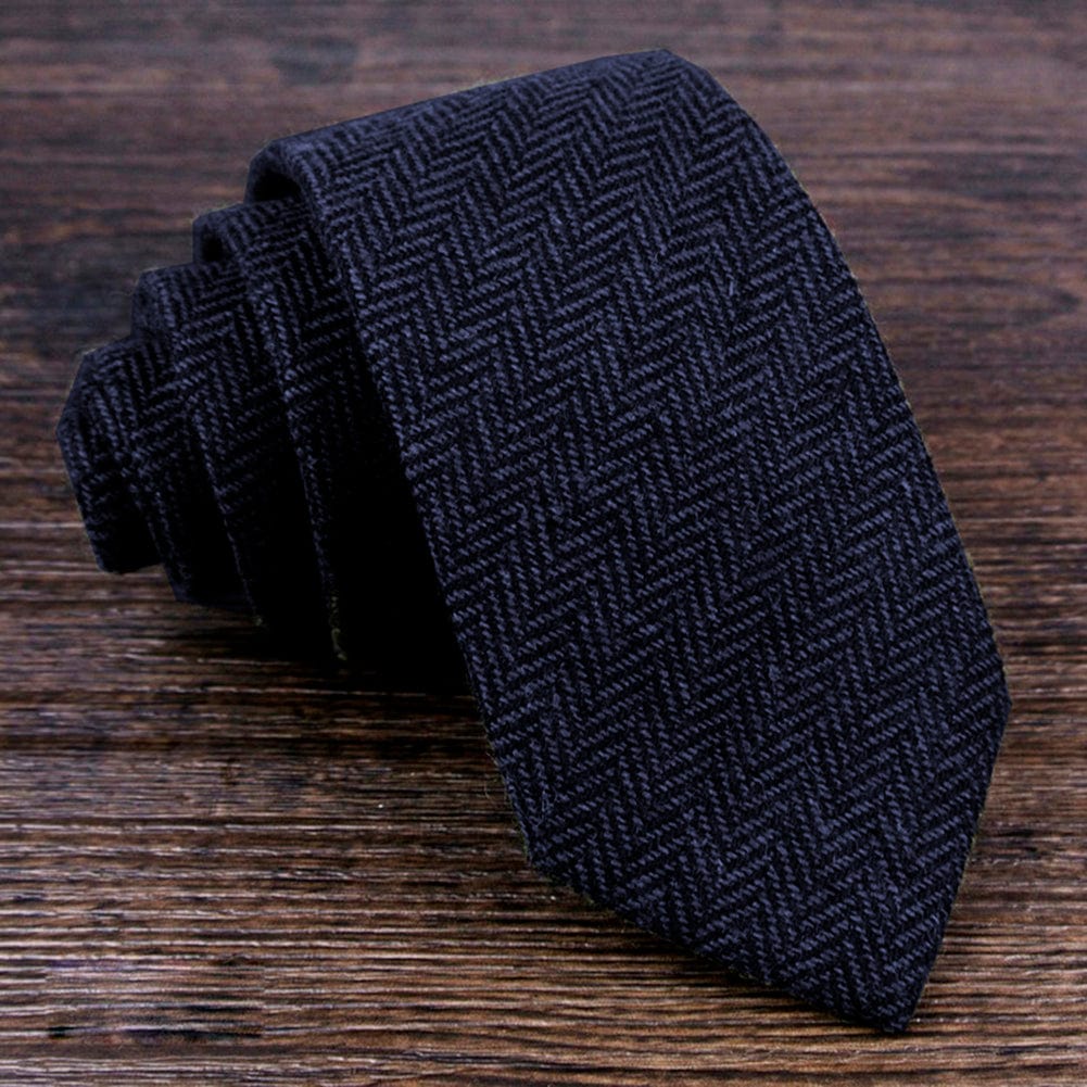 Tiavllya Tiavllya Men's Modern Fit Herringbone Tie Set