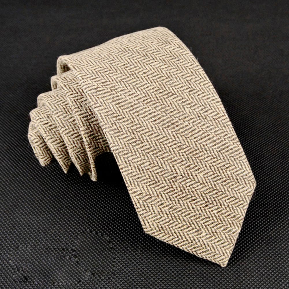 Tiavllya Tiavllya Men's Modern Fit Herringbone Tie Set