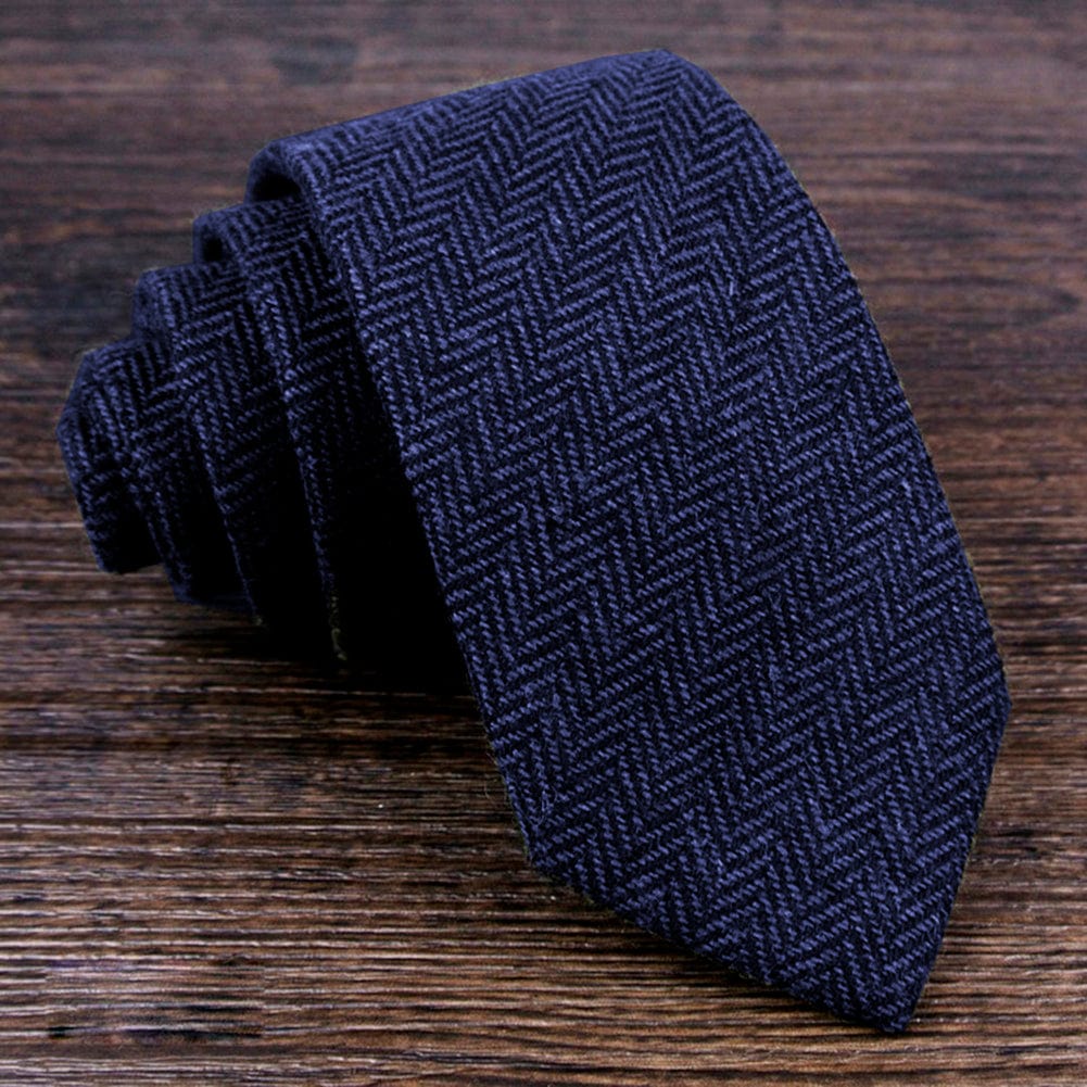 Tiavllya Tiavllya Men's Modern Fit Herringbone Tie Set