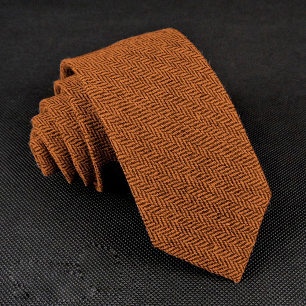 Tiavllya Tiavllya Men's Modern Fit Herringbone Tie Set