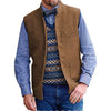 Tiavllya Tiavllya Men's Slim Fit herringbone Stand Collar Waistcoat