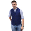 Tiavllya Tiavllya Men's Slim Fit Tweed Herringbone Notch Lapel Waistcoat