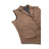 Tiavllya Tiavllya Men's Slim Fit Tweed Herringbone Notch Lapel Waistcoat