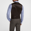Tiavllya Tiavllya Mens Business 2 Pieces Suit Plaid V Neck Vest Suit (Vest+Pants)
