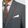 Tiavllya Tiavllya Mens Business 3 Pieces Plaid Suit With Notch Lapel Tuxedos For Wedding (Blazer+vest+Pants)