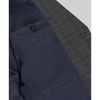 Tiavllya Tiavllya Mens Business 3 Pieces Plaid Suit With Notch Lapel Tuxedos For Wedding (Blazer+vest+Pants)
