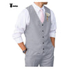 Tiavllya Tiavllya Mens Suit 2 Piece Slim Fit Suit for Men Suit Set for Wedding Groom (Vest+Pants)