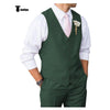Tiavllya Tiavllya Mens Suit 2 Piece Slim Fit Suit for Men Suit Set for Wedding Groom (Vest+Pants)