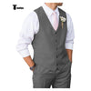 Tiavllya Tiavllya Mens Suit 2 Piece Slim Fit Suit for Men Suit Set for Wedding Groom (Vest+Pants)