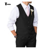 Tiavllya Tiavllya Mens Suit 2 Piece Slim Fit Suit for Men Suit Set for Wedding Groom (Vest+Pants)