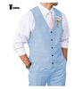 Tiavllya Tiavllya Mens Suit 2 Piece Slim Fit Suit for Men Suit Set for Wedding Groom (Vest+Pants)