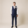 Tiavllya Tiavllya Mens Suit 2 Piece Slim Fit Suit for Men Suit Set for Wedding Groom (Vest+Pants)