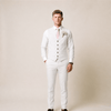Tiavllya Tiavllya Mens Suit 2 Piece Slim Fit Suit for Men Suit Set for Wedding Groom (Vest+Pants)