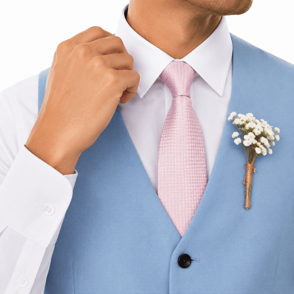 Tiavllya Tiavllya Mens Suit 2 Piece Slim Fit Suit for Men Suit Set for Wedding Groom (Vest+Pants)