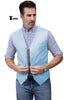 Tiavllya Tiavllya Mens waistcoat Flat Linen V Neck Waistcoat For Wedding