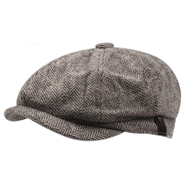 Tiavllya Tiavllya Retro Hat Man Literary Fashion Herringbone Octagonal Hat