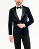 Tiavllya Tiavllya Stylish Men's Suit 2 Pieces Velvet Peak Lapel Tuxedo For Party (Blazer+Black Pants)