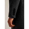 Tiavllya Tiavllya Tiavllya Men's Casual Tweed Single Button Long Tweed Lapel Suit Jacket