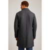 Tiavllya Tiavllya Tiavllya Men's Casual Tweed Single Button Long Tweed Lapel Suit Jacket