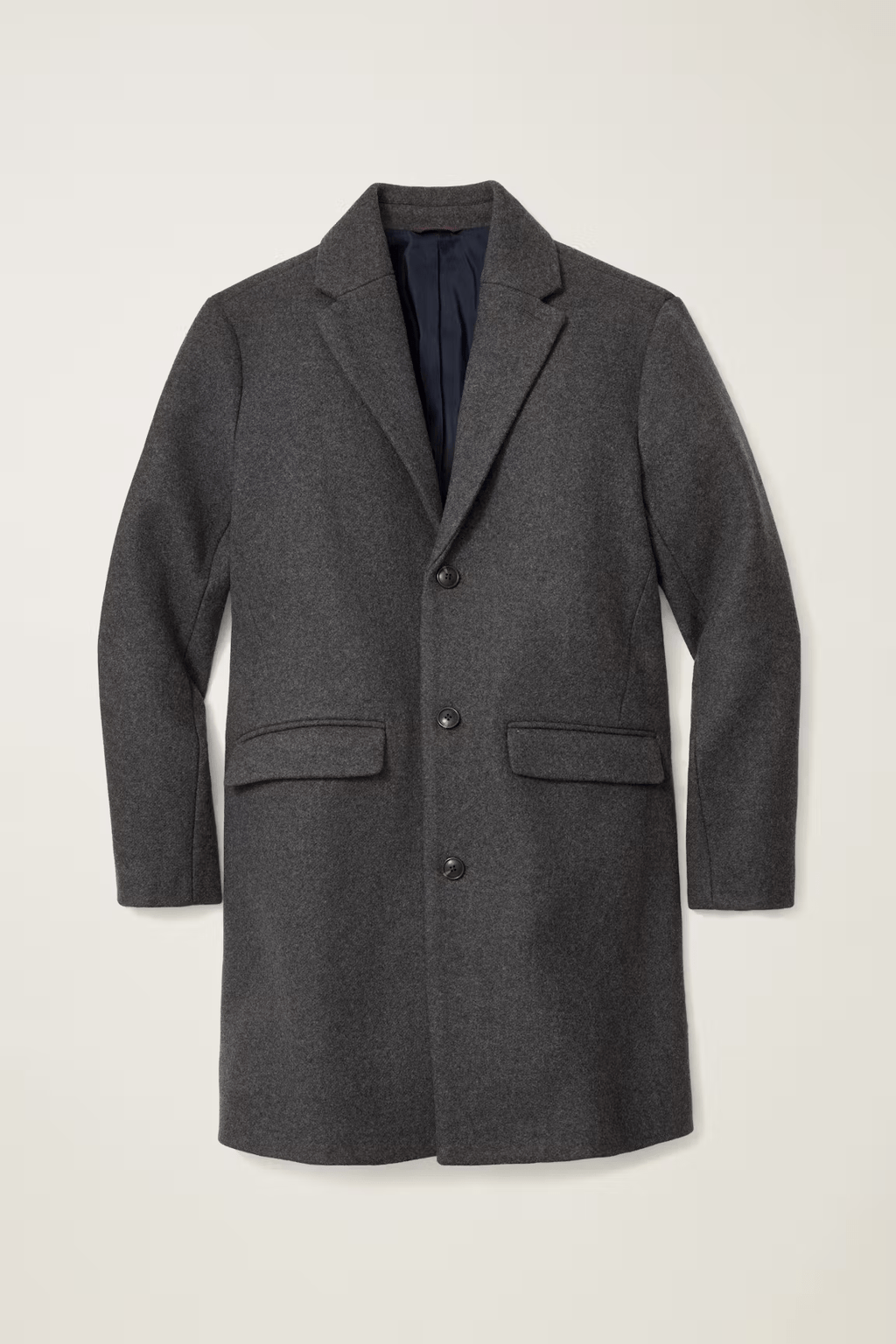 Tiavllya Tiavllya Tiavllya Men's Casual Tweed Single Button Long Tweed Lapel Suit Jacket