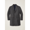 Tiavllya Tiavllya Tiavllya Men's Casual Tweed Single Button Long Tweed Lapel Suit Jacket