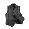 Tiavllya Tiavllya Vintage Classic Slim Tweed Herringbone Notched Lapel Waistcoat