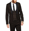 Tiavllya Tiavllya Vintage Classical 3 Piece Mens Suit Herringbone Notch Lapel Tuxedo (Blazer Vest+Pants)