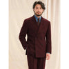 Tiavllya Tiavllya Vintage Classical Men's 2 Piece Suit Herringbone Tweed Peak Lapel Tuxedos (Blazer+Pants)