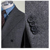 Tiavllya Tiavllya Vintage Classical Men's 2 Piece Suit Herringbone Tweed Peak Lapel Tuxedos (Blazer+Pants)