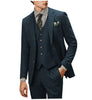 Tiavllya Tiavllya Vintage Classical Men's 3 Pieces Suit Tweed Notch Lapel Tuxedos (Blazer+vest+Pants)