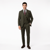 Tiavllya Tiavllya Vintage Classical Men's 3 Pieces Suit Tweed Notch Lapel Tuxedos (Blazer+vest+Pants)