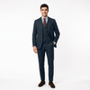 Tiavllya Tiavllya Vintage Classical Men's 3 Pieces Suit Tweed Notch Lapel Tuxedos (Blazer+vest+Pants)