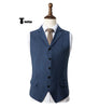 Tiavllya Tiavllya Vintage Classical Men's Classic Tweed Herringbone Notch Lapel Waistcoat