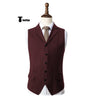 Tiavllya Tiavllya Vintage Classical Men's Classic Tweed Herringbone Notch Lapel Waistcoat