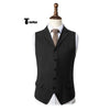 Tiavllya Tiavllya Vintage Classical Men's Classic Tweed Herringbone Notch Lapel Waistcoat