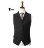 Tiavllya Tiavllya Vintage Classical Men's Classic Tweed Herringbone Notch Lapel Waistcoat