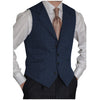 Tiavllya Tiavllya Vintage Classical Men's Classic Tweed Herringbone Notch Lapel Waistcoat