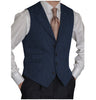Tiavllya Tiavllya Vintage Classical Men's Classic Tweed Herringbone Notch Lapel Waistcoat