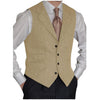 Tiavllya Tiavllya Vintage Classical Men's Classic Tweed Herringbone Notch Lapel Waistcoat