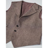 Tiavllya Tiavllya Vintage Classical Men's Classic Tweed Herringbone Notch Lapel Waistcoat