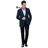 Tiavllya Tiavllya Vintage Classical Men's Wool Herringbone Notch Lapel Blazer