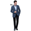 Tiavllya Tiavllya Vintage Classical Men's Wool Herringbone Notch Lapel Blazer