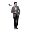 Tiavllya Tiavllya Vintage Classical Men's Wool Herringbone Notch Lapel Blazer